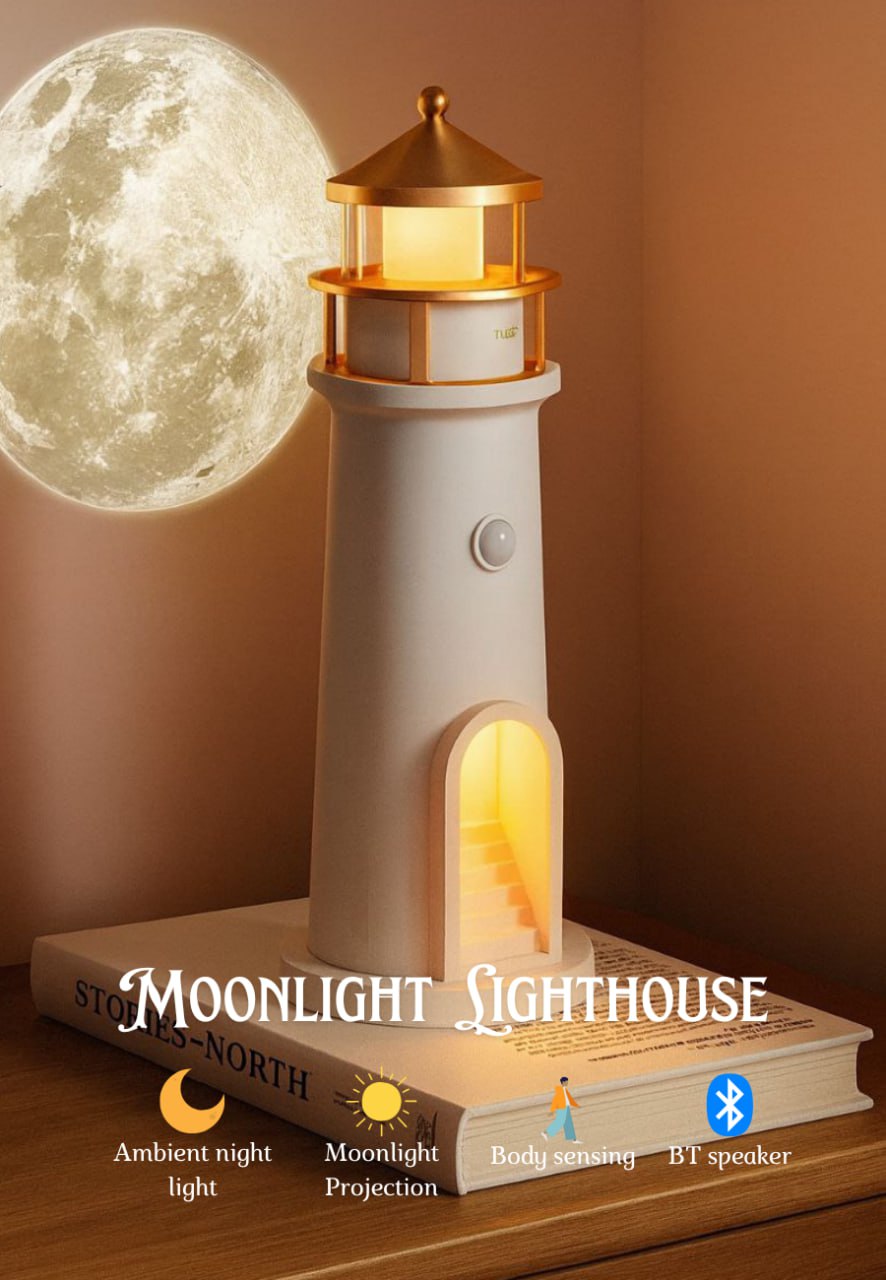 Moonlight LIghtHouse Lamp
